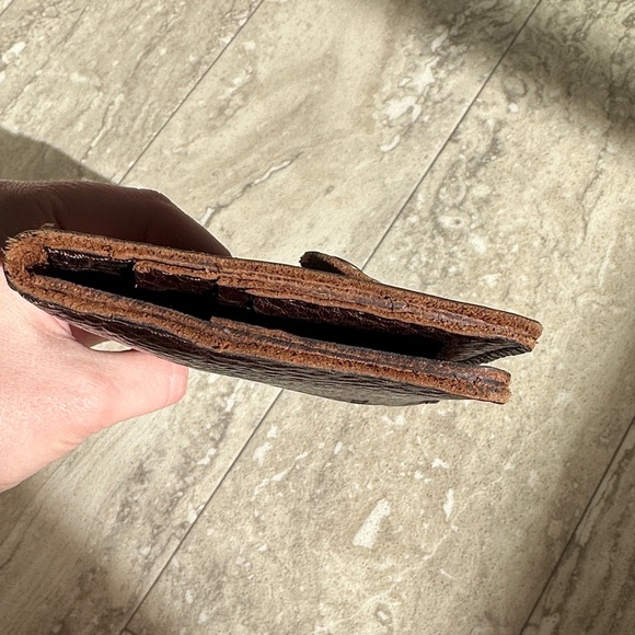Portland leather goods Dark Brown Leather Wallet - Picture 4 of 5